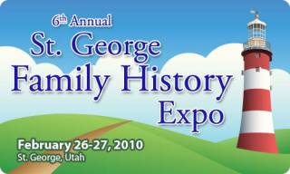 Honored to be Honored at the 2010 St. George Family History Expo