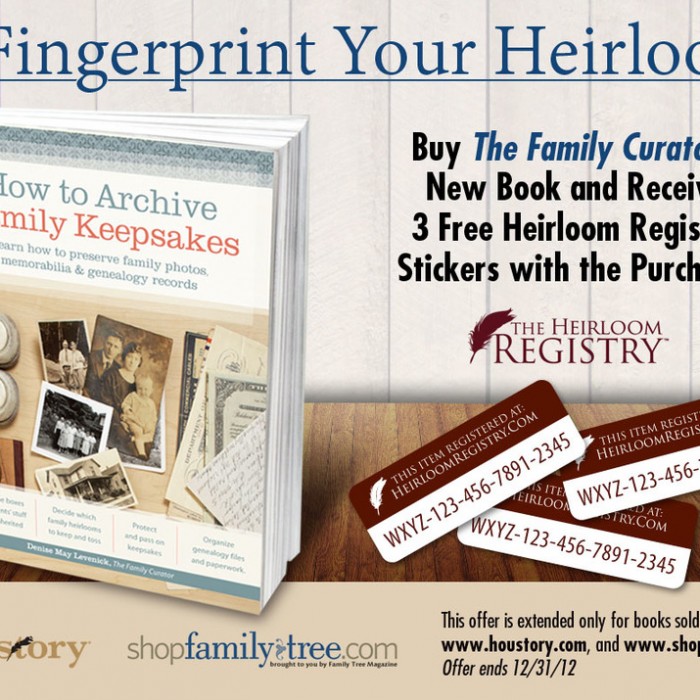 Fingerprint Your Heirlooms with New Preservation Promotion