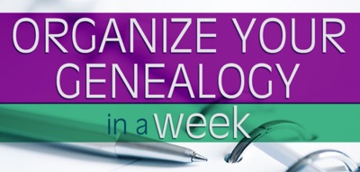 Organize Your Genealogy NOW!