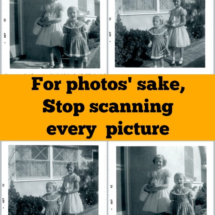 For Photos’ Sake, Stop Scanning Every Picture