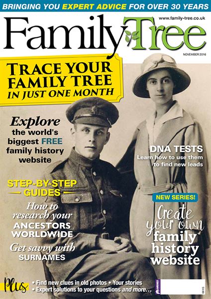 Family Tree Magazine UK Nov 2016