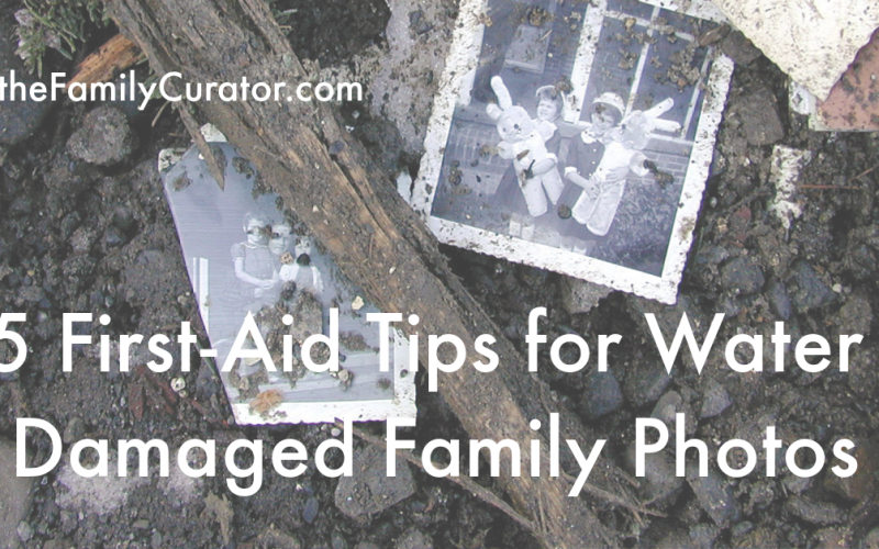 5 First Aid Tips for Water Damaged Family Photos