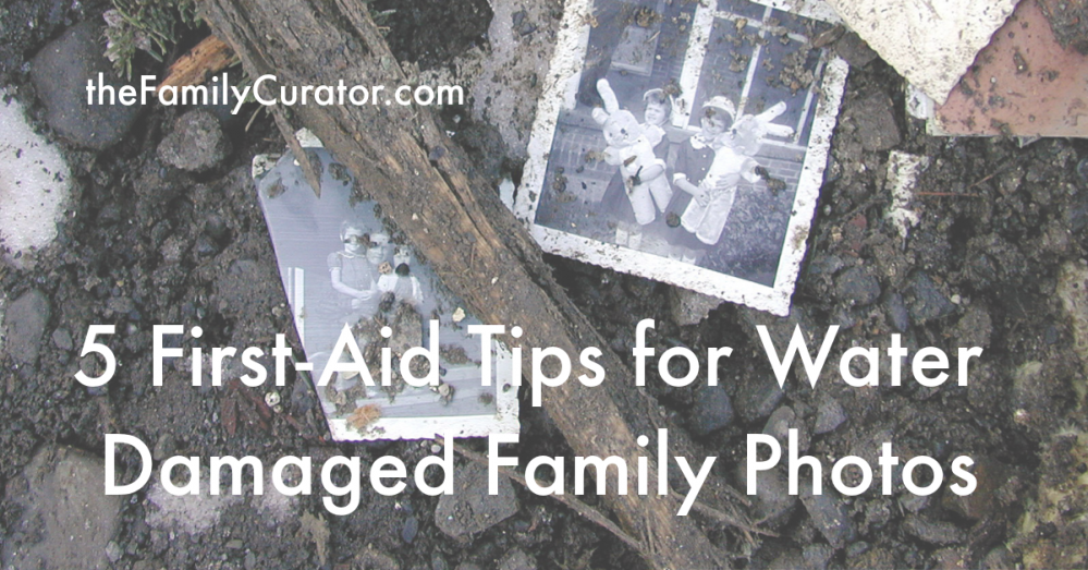 5 First Aid Tips for Water Damaged Family Photos