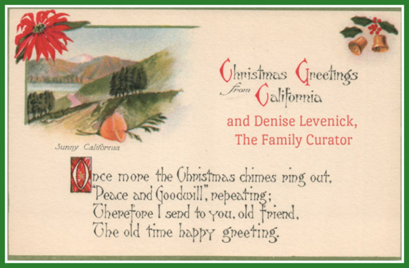 Christmas Postcard from The Family Curator