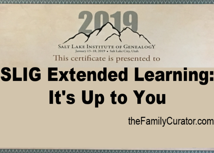 SLIG Extended Learning: It’s Up to You