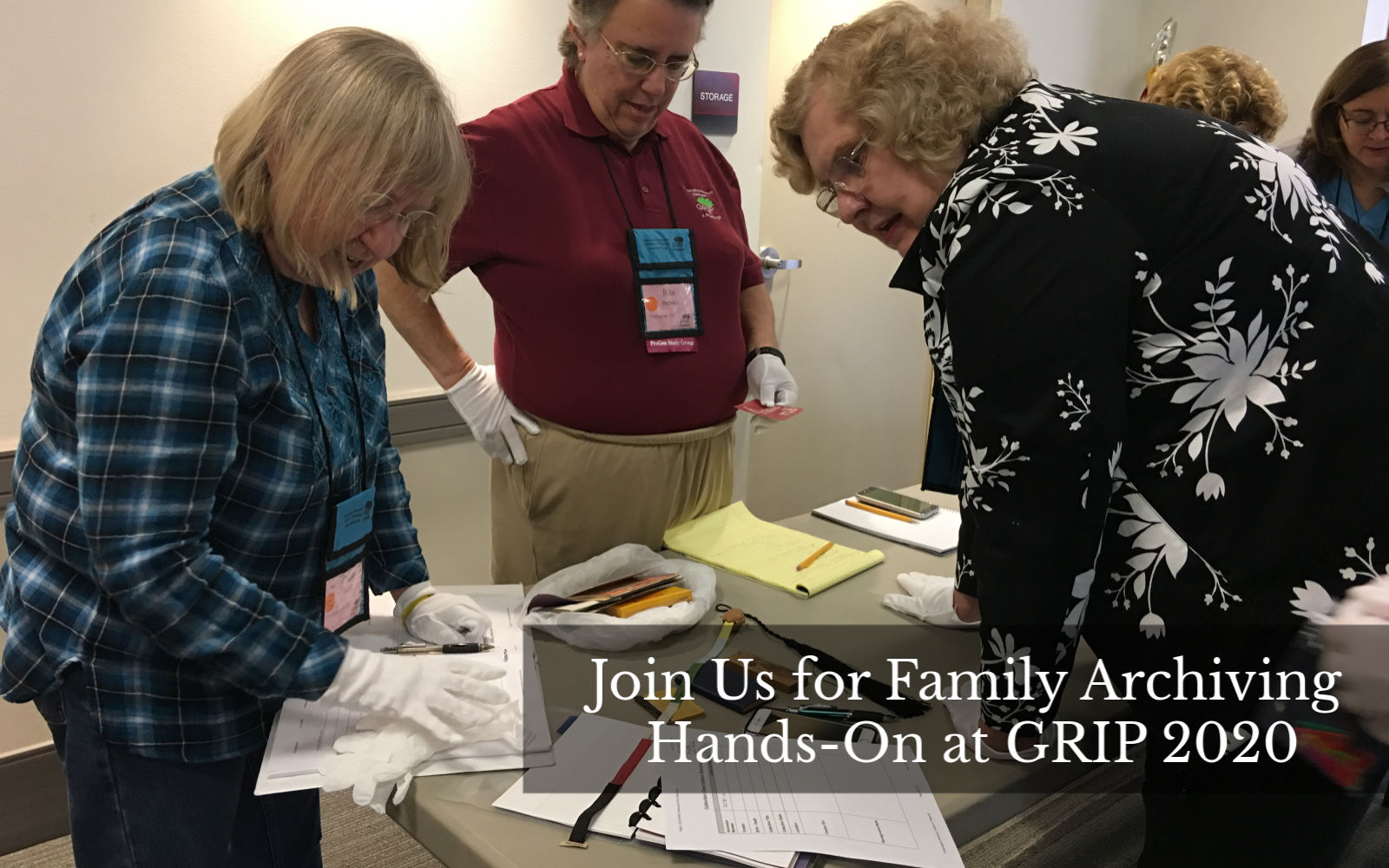 Join Us for Family Archiving Hands-On at GRIP 2020